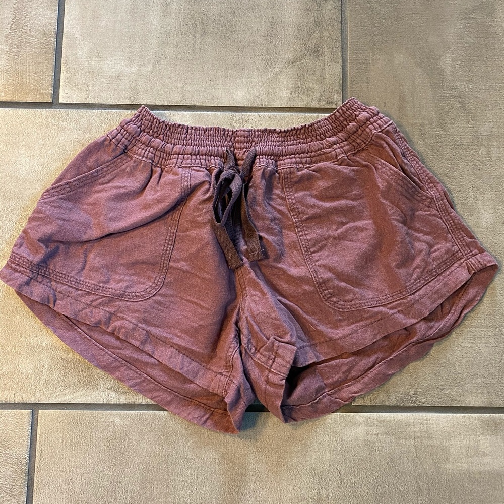 Linen shorts